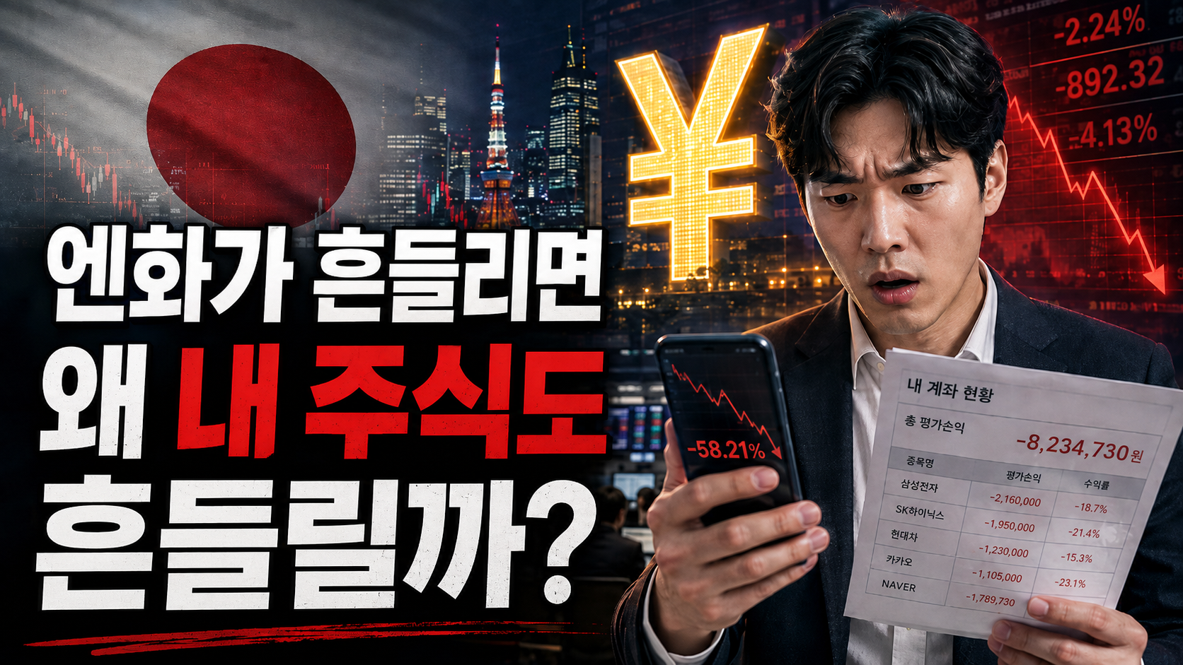 엔화가 흔들리면 내 계좌도 흔들리는 이유