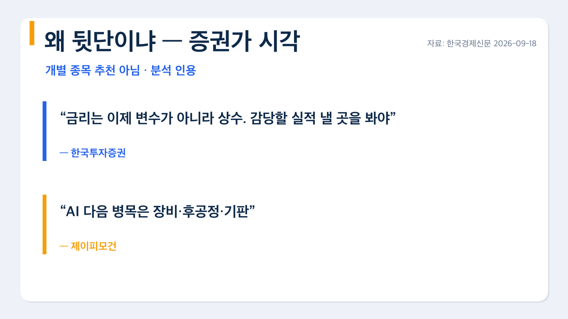 증권가가 보는 금리 상수 전환